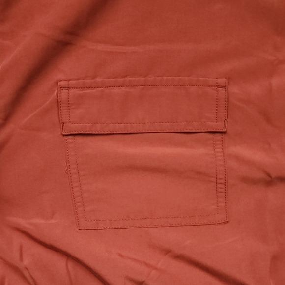 $4 FIRM 🌟FINAL MARK DOWN🌟 Old Navy Rust-Red/Orange Shirt Dress - Picture 7 of 8